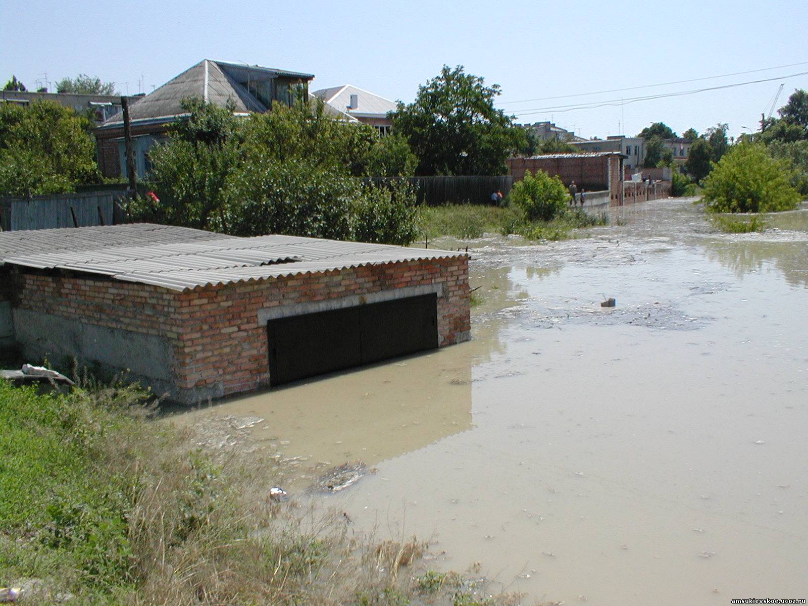 Наводнение во Владикавказе Терек